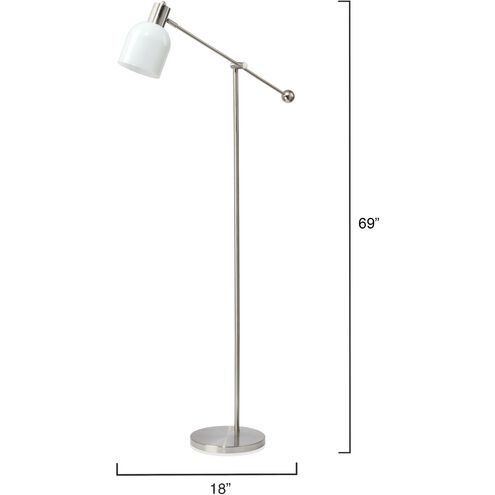 Draft 69 inch 25.00 watt White Floor Lamp Portable Light