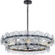 Loren 4 Light 32 inch Gunmetal Multi-Tier Chandelier Ceiling Light
