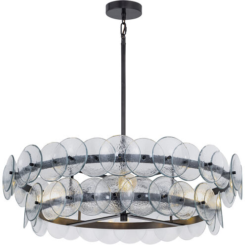 Loren 4 Light 32 inch Gunmetal Multi-Tier Chandelier Ceiling Light