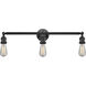 Franklin Restoration Bare Bulb 3 Light 30 inch Oil Rubbed Bronze Bath Vanity Light Wall Light