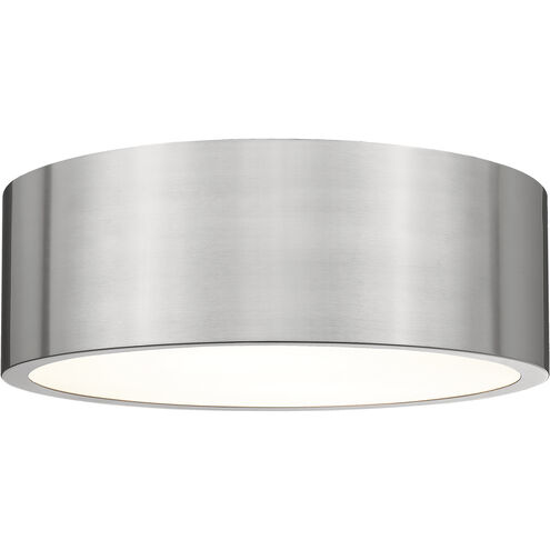 Harley 3 Light 16 inch Brushed Nickel Flush Mount Ceiling Light