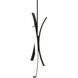 Tusk LED 15 inch Black Pendant Ceiling Light in 4000K, dweLED