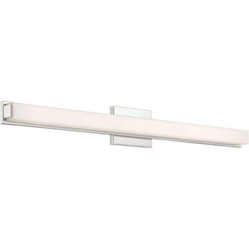 Slick LED 36 inch Polished Nickel Vanity Light Wall Light