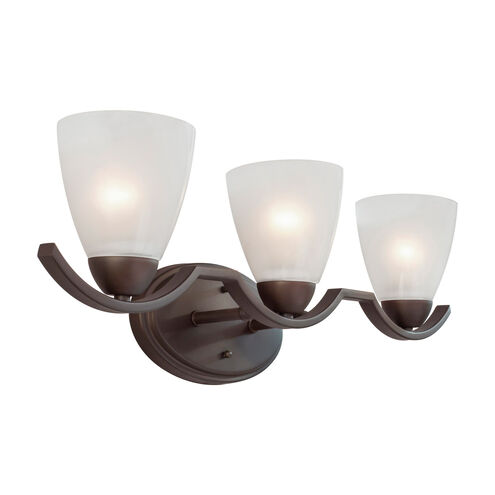 Signature 3 Light 25 inch Antique Bronze Vanity Light Wall Light