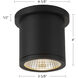 Nordic LED 4.38 inch White Exterior Ceiling