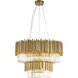 Canada 12 Light 30 inch Gold Chandelier Ceiling Light