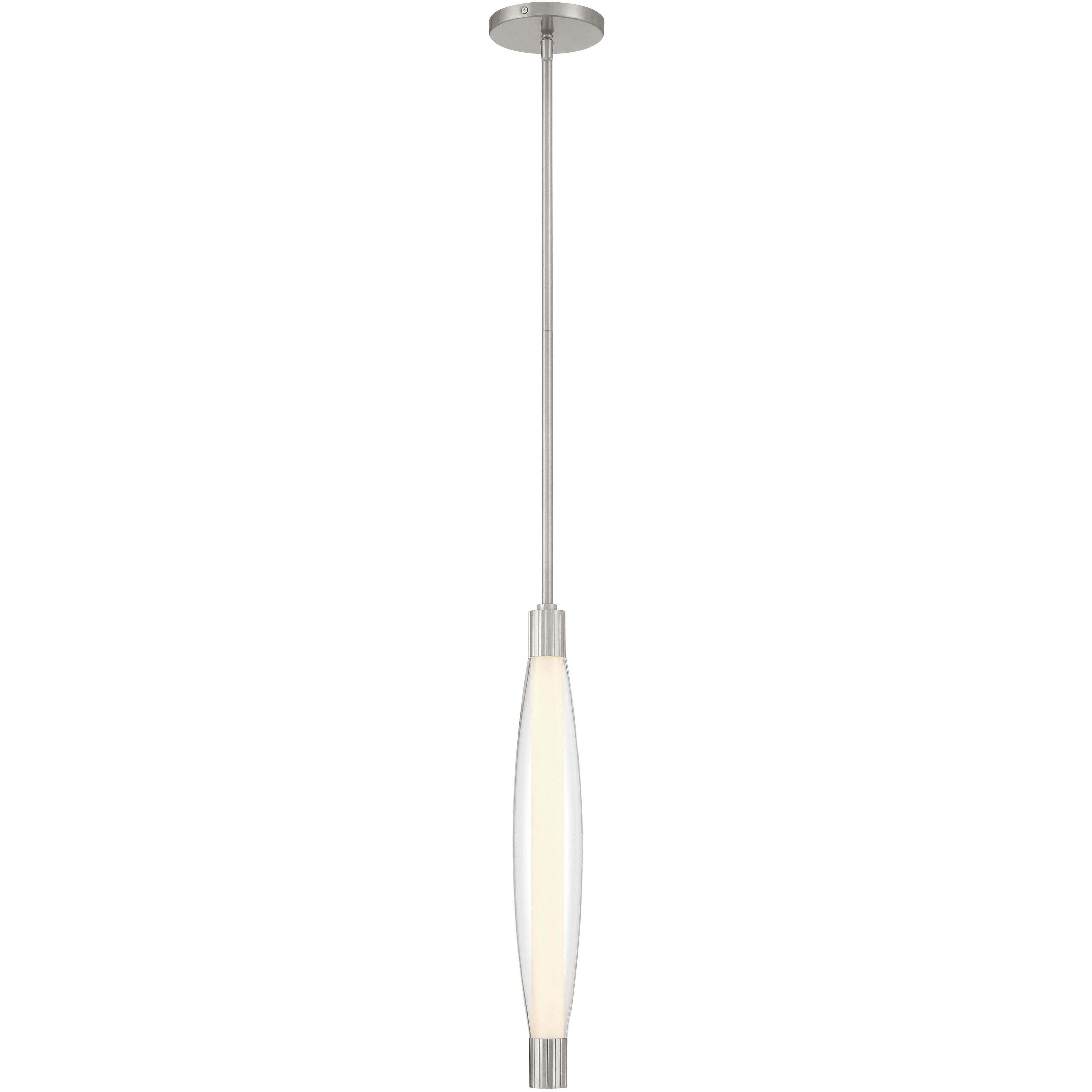 Verto LED 3 inch Brushed Nickel Pendant Ceiling Light