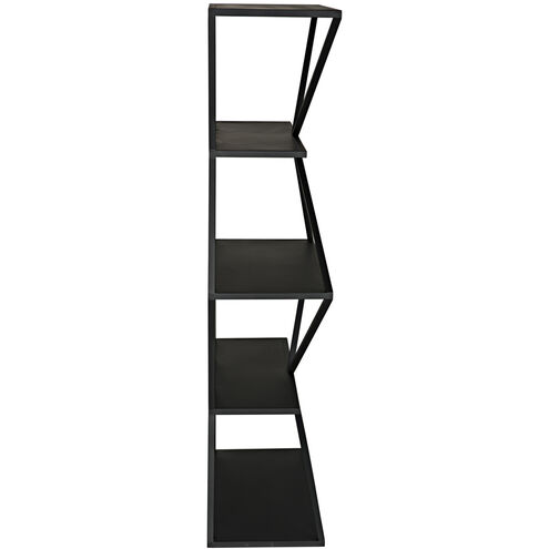 Sutro 80 X 36 X 18 inch Matte Black Shelf