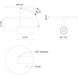 Downey LED 4.38 inch White Semi-Flush Mount Ceiling Light