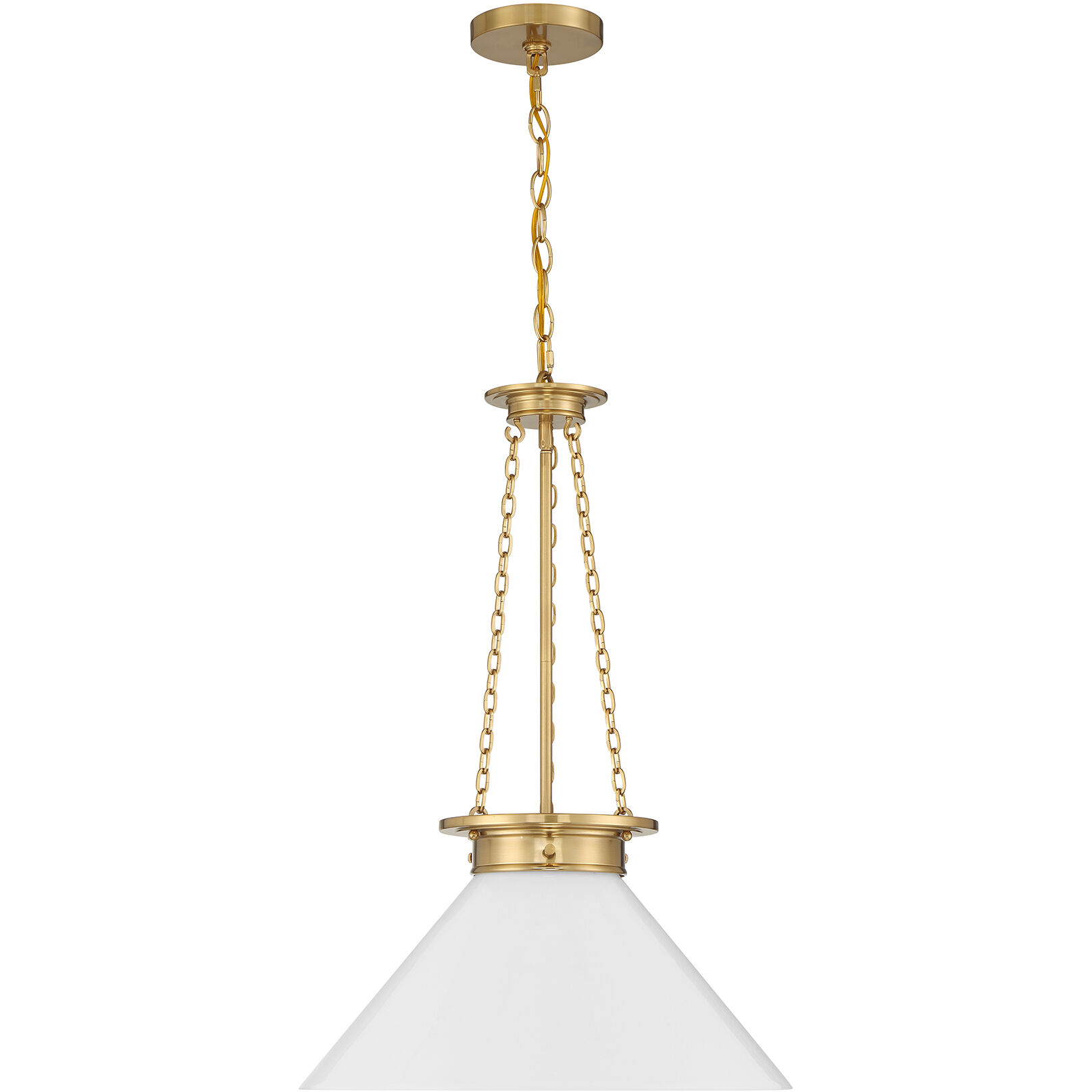 Myers 1 Light 18 inch Warm Brass Pendant Ceiling Light