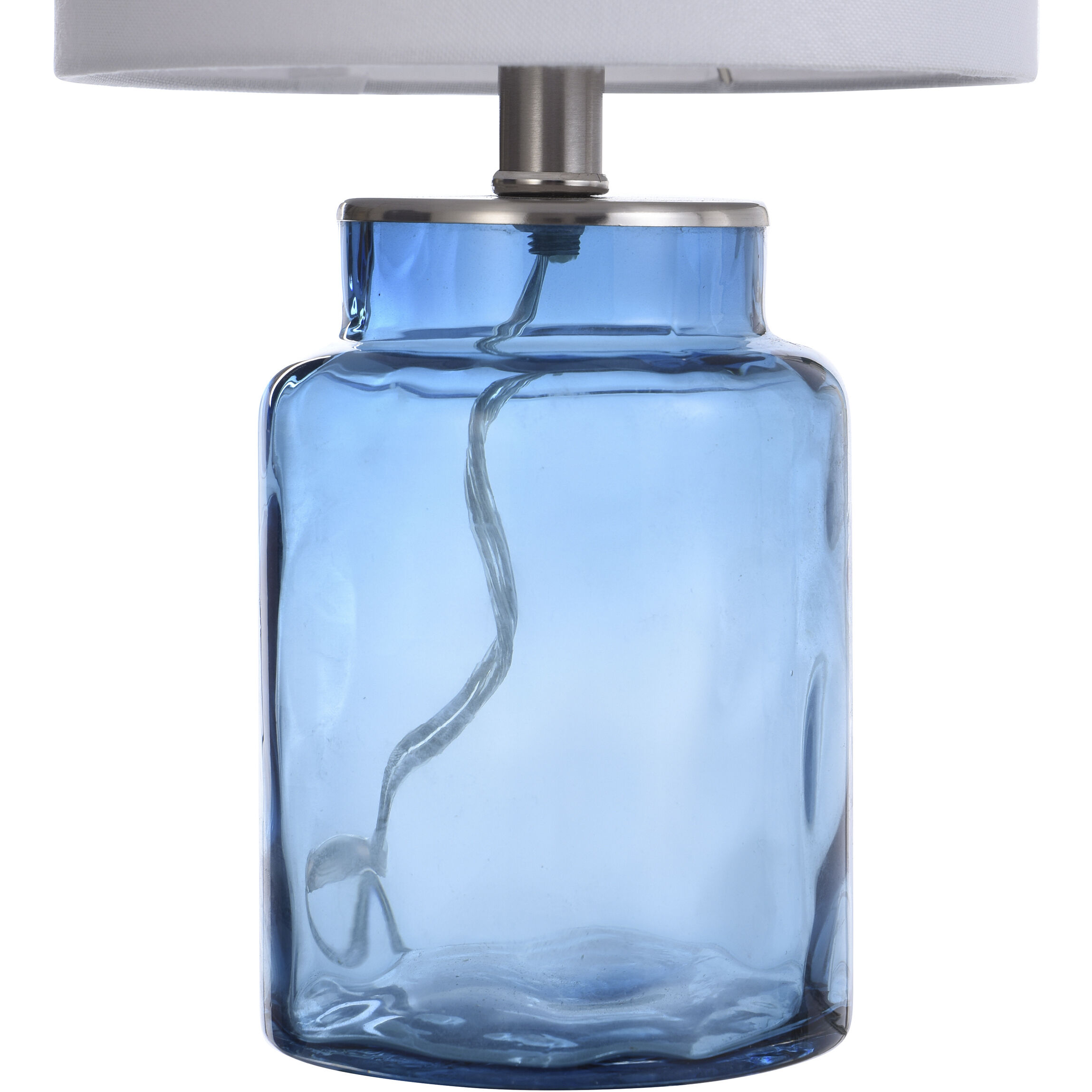Signature 25.5 inch 60 watt Blue Table Lamp Portable Light