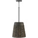 Tallulah 1 Light 12 inch Charcoal Wash Pendant Ceiling Light