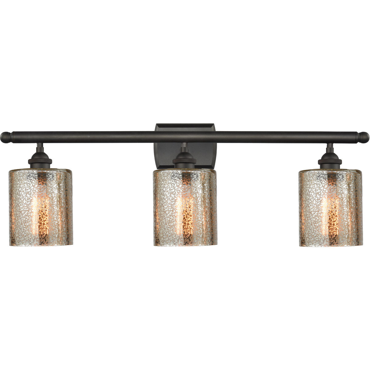 Mercury glass on sale bathroom vanity light
