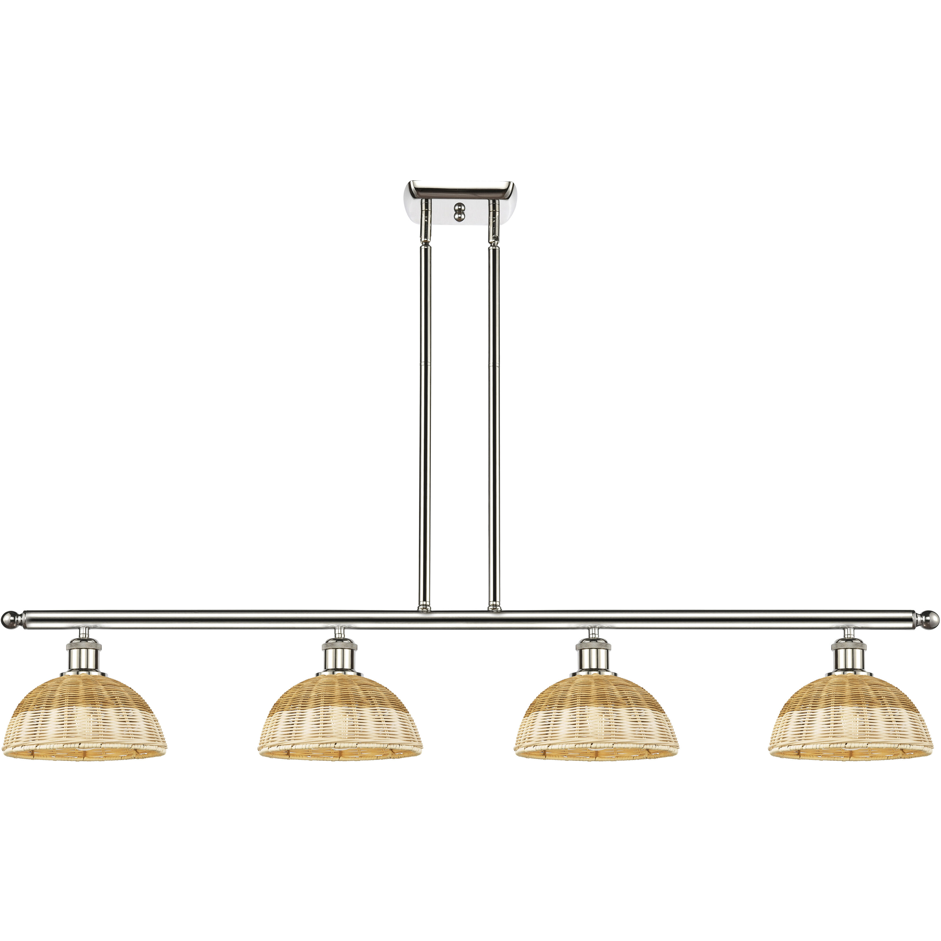 Ballston Bristol Natural II Island Light Ceiling Light in Polished Nickel