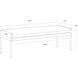 Bellevue Belfast Heather Grey / Bravo Ash Bench