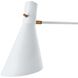 Spyder 2 Light 5.75 inch White and Natural Brass Wall Sconce Wall Light