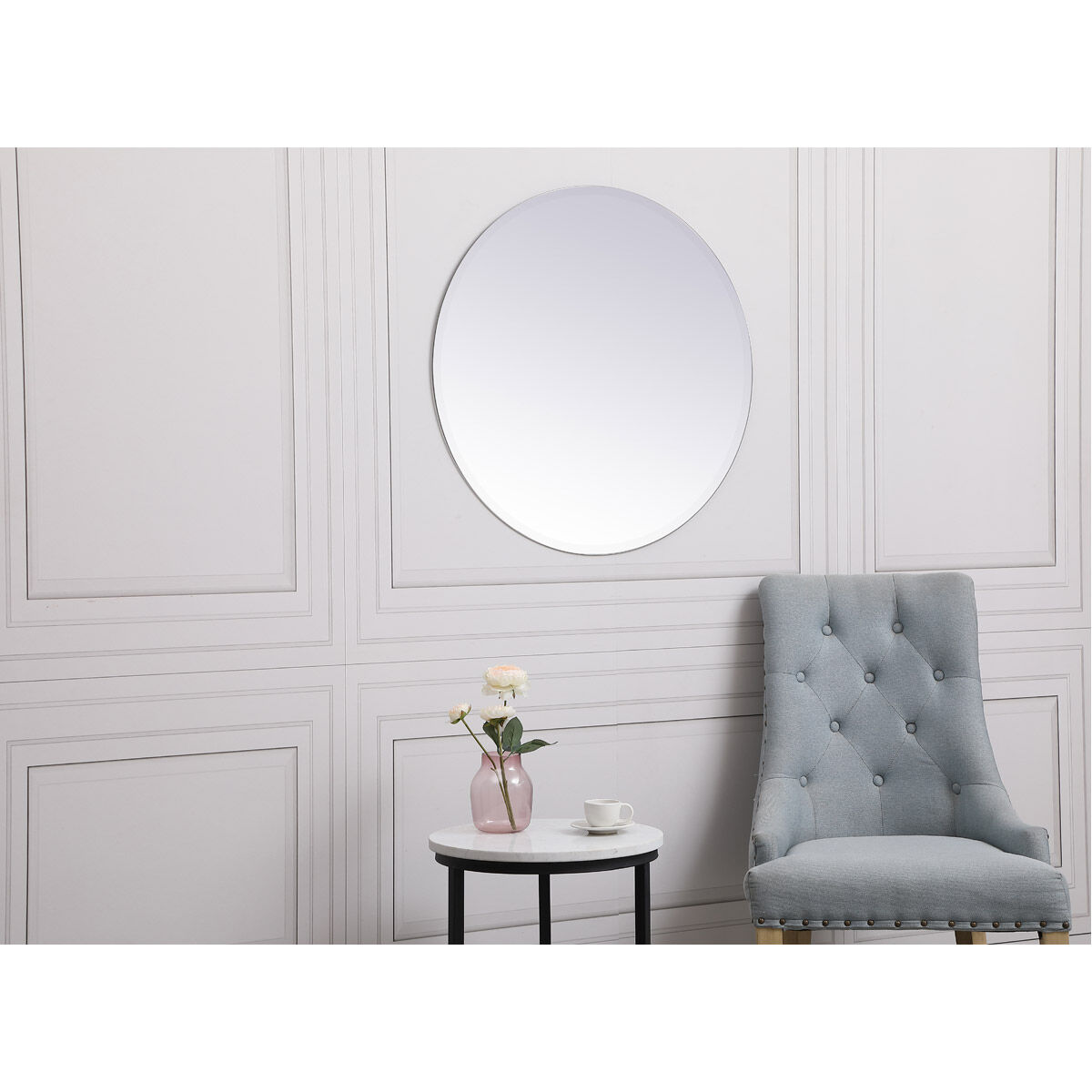 Gracin 28 X 28 inch Clear Wall Mirror
