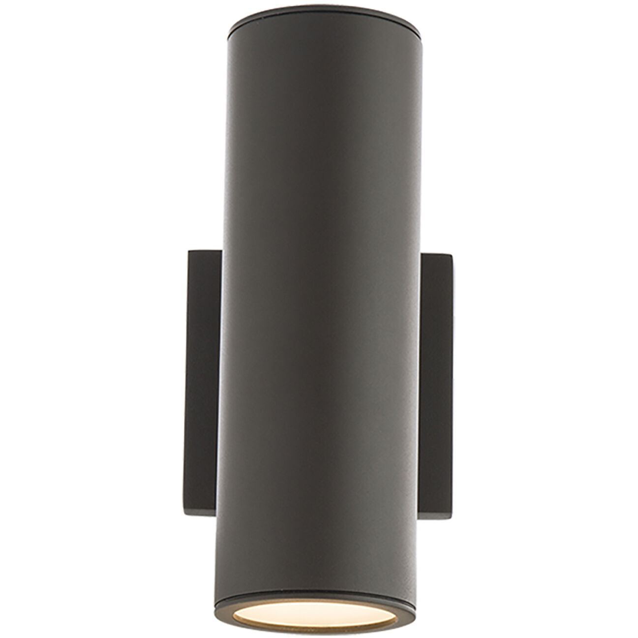 Cylinder LED 9.42 inch Bronze Outdoor Wall Light