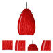 Pera 6 LED Black Cord Pendant Ceiling Light