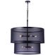 Mesh 9 Light 36 inch Flat Black Pendant Ceiling Light