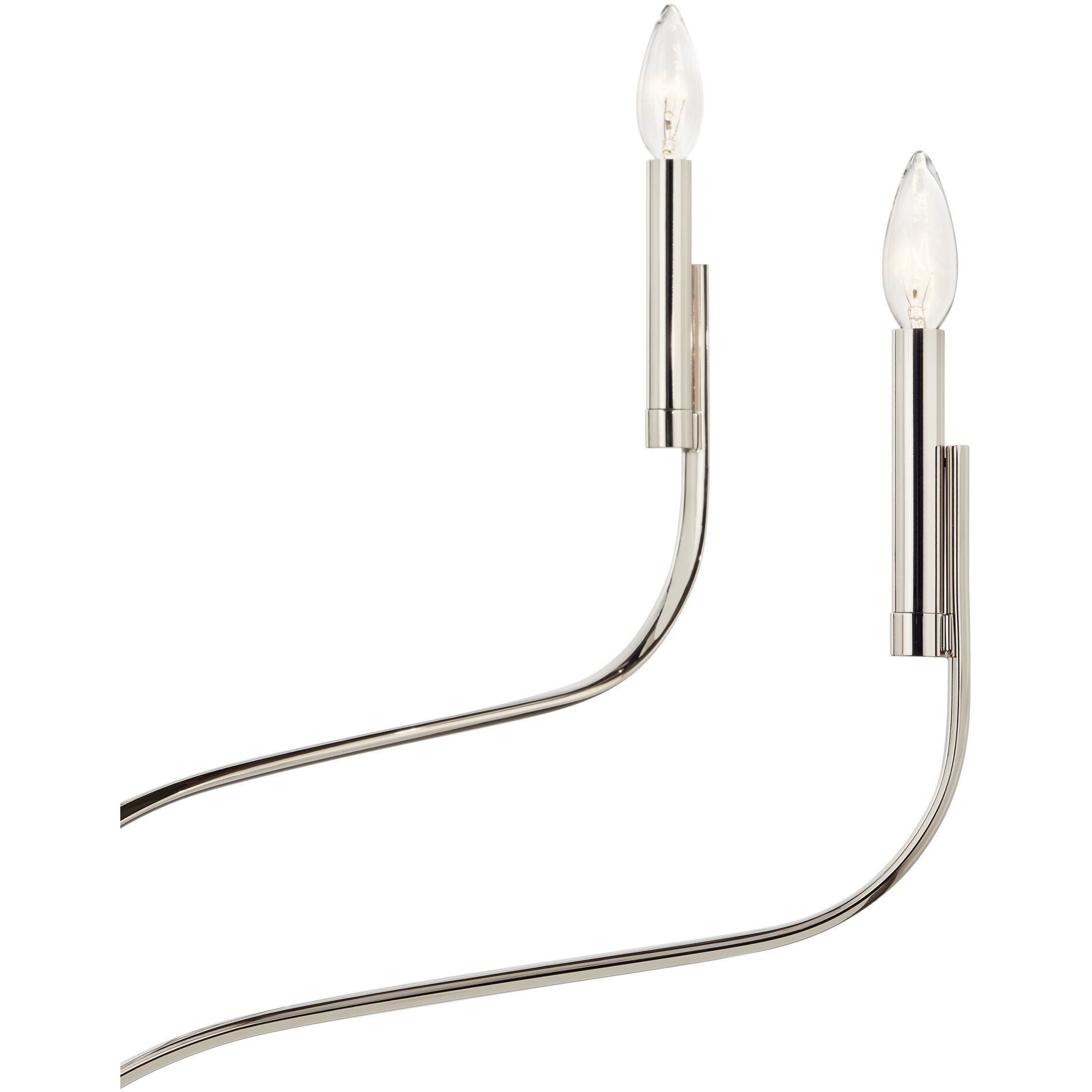 Livadia 6 Light Polished Nickel Chandelier Ceiling Light, 1 Tier Medium