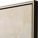 Gilt Landscape Neutral and Beige and Metallic and Black Canvas