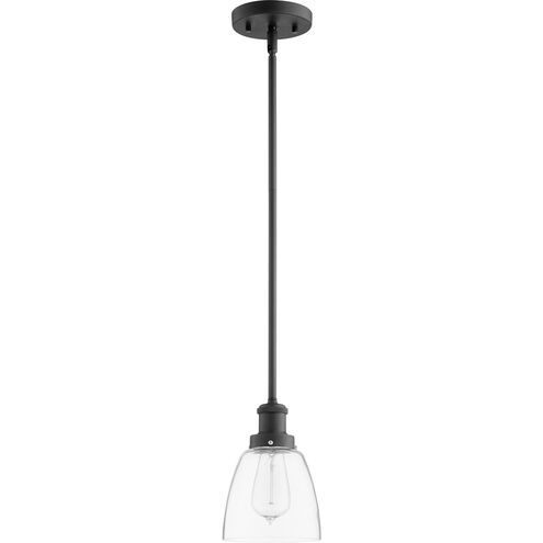 Fort Worth 1 Light 6 inch Noir Mini Pendant Ceiling Light