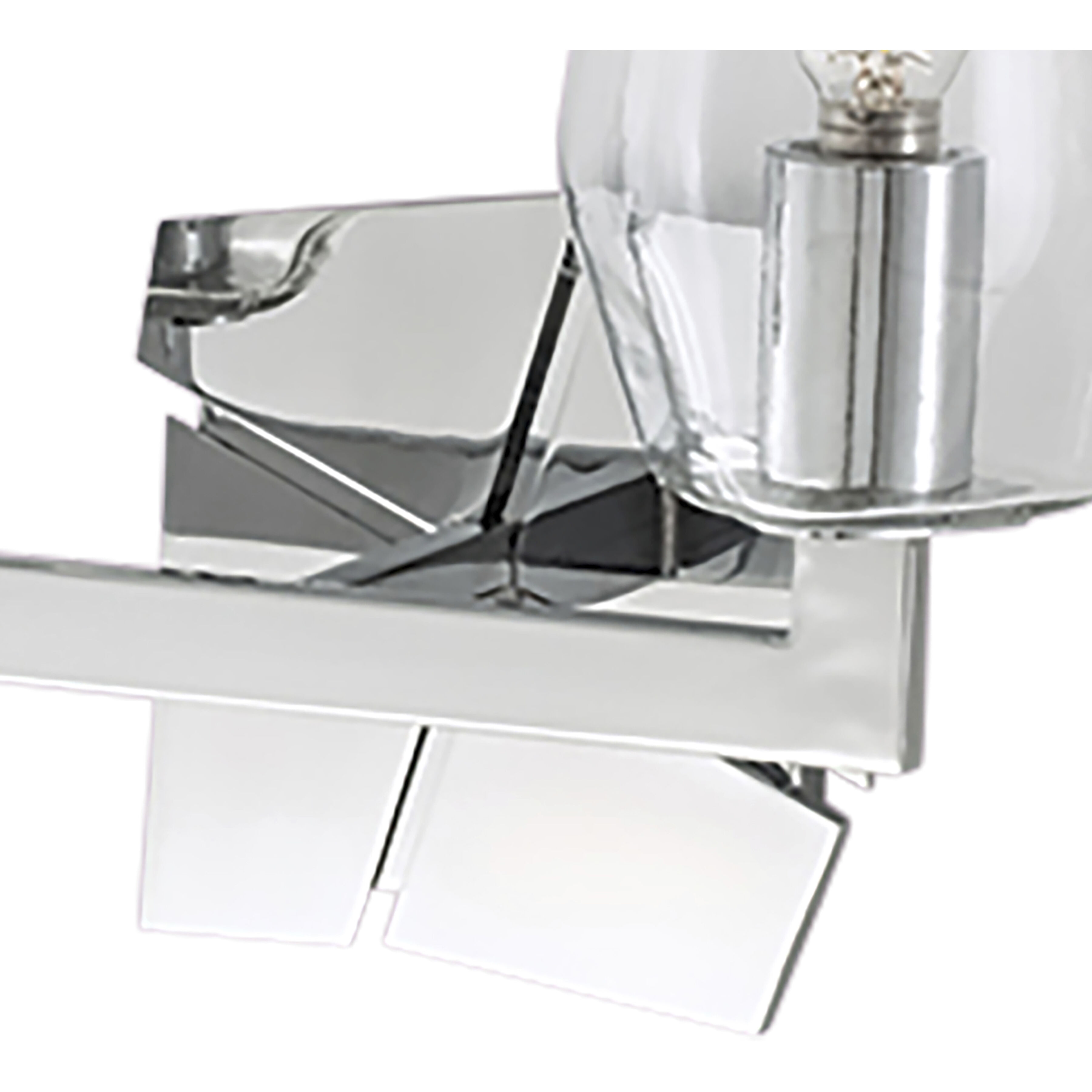 Gaia Vanity Light Wall Light in Chrome
