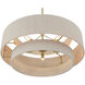 Helbert 5 Light 24 inch Vintage Brass Pendant Ceiling Light
