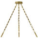 Coco 24 Light 59.75 inch Lacquered Brass Chandelier Ceiling Light