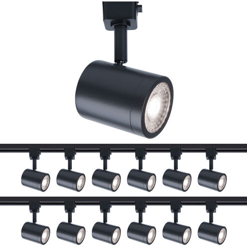 Charge 1 Light 120 Black Track Head Ceiling Light in H Track, H Track Fixture 