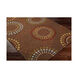 Forum 96 inch Brown and Red Area Rug, Wool