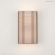 Downtown Mesh 2 Light 7.9 inch Graphite Cover Sconce Wall Light