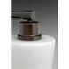 Glance 1 Light 5.38 inch Antique Bronze Bath Vanity Wall Light, Design Series