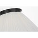 Amber Lewis Bradley LED 18 inch Bronze Flush Mount Ceiling Light