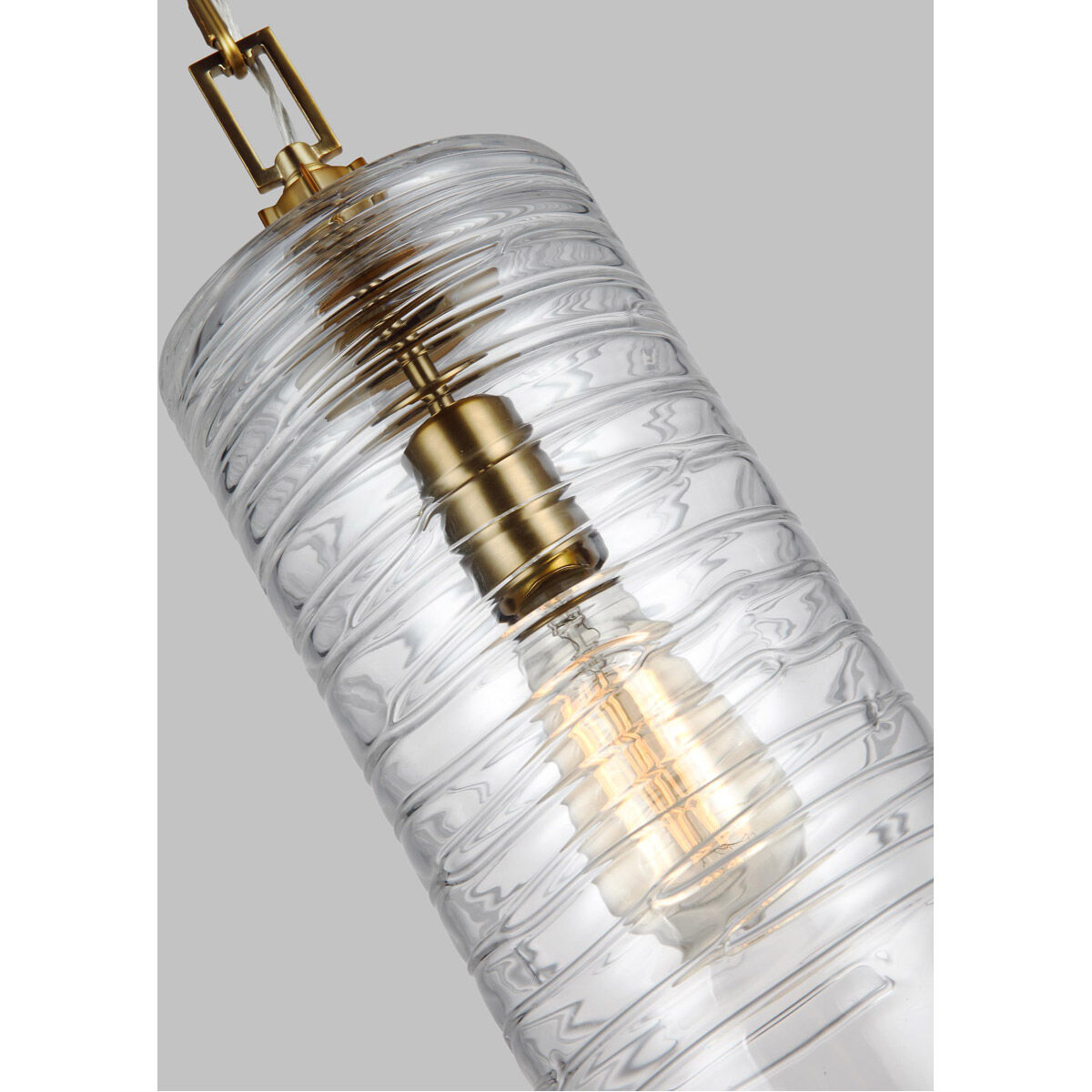 Sean Lavin Elmore 1 Light 5.88 inch Burnished Brass Cylinder Pendant Ceiling Light