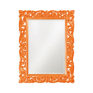 Chateau 42 X 31 inch Glossy Orange Wall Mirror