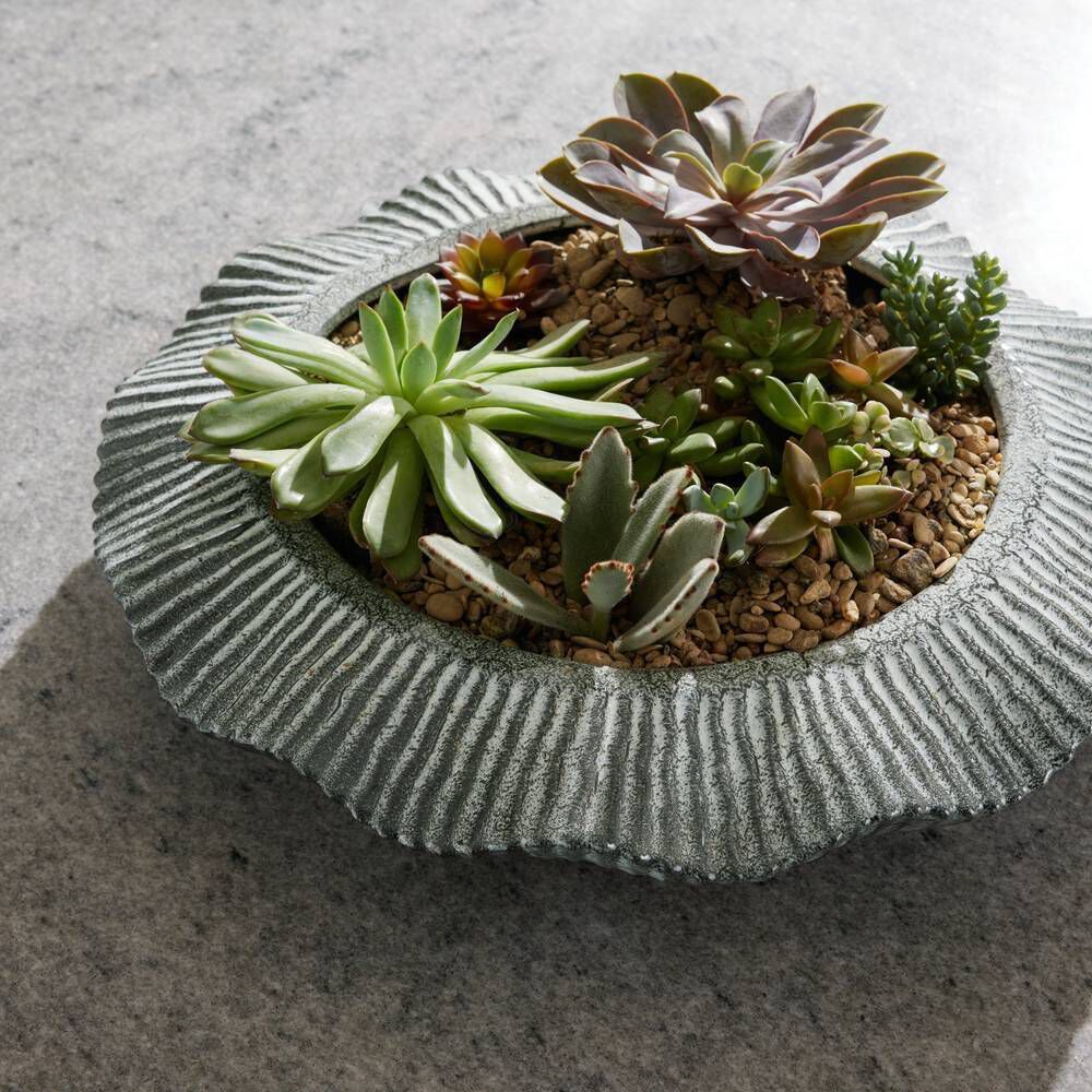 Escada Platinum Crackle Planter