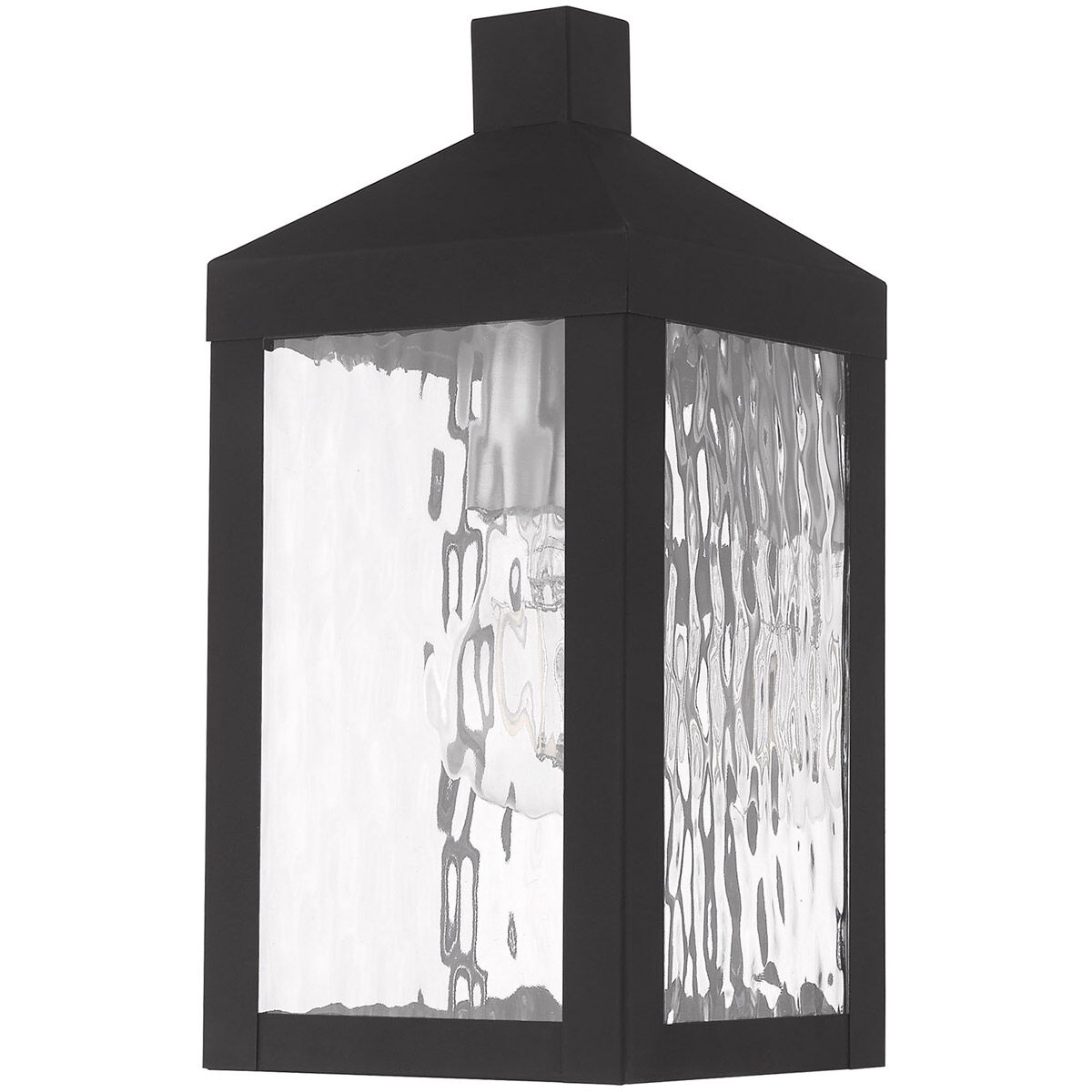 Nyack 1 Light 11 inch Black Outdoor Wall Lantern