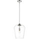 Joliet 1 Light 12 inch Chrome Pendant Ceiling Light