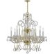 Traditional Crystal 8 Light 27.00 inch Chandelier