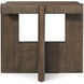 Urbane 28 X 24 inch Campfire Side Table, Wooden