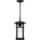 Uma 1 Light 8 inch Matte Black Mini Pendant Ceiling Light, Small