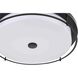 Kolson 1 Light 20 inch Black Flush Mount Ceiling Light