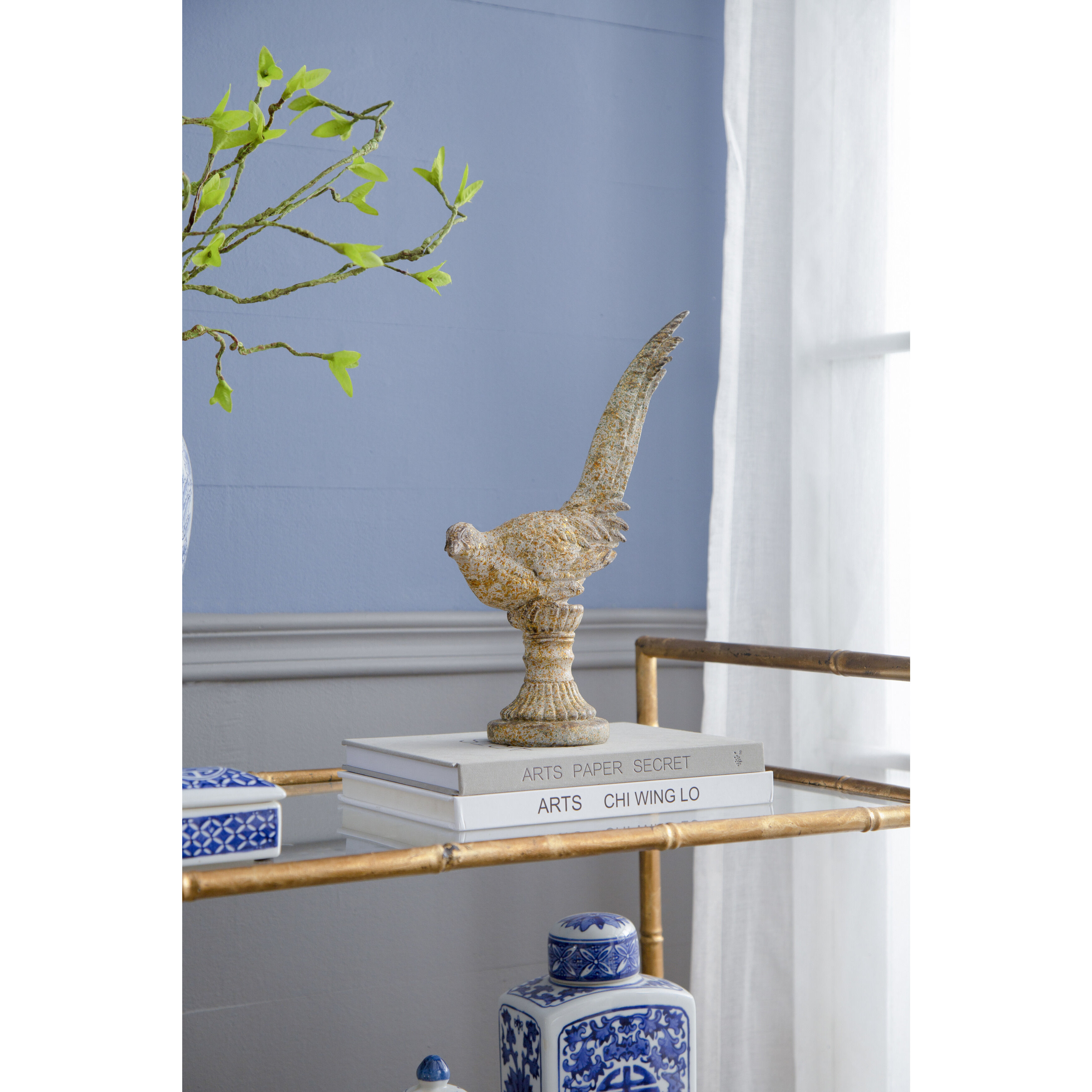 Anita Gray and Gold Figurine