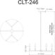 Colette 6 Light 24 inch Matte Black Chandelier Ceiling Light