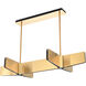 Canada LED 25 inch Brass LED Chandelier Ceiling Light