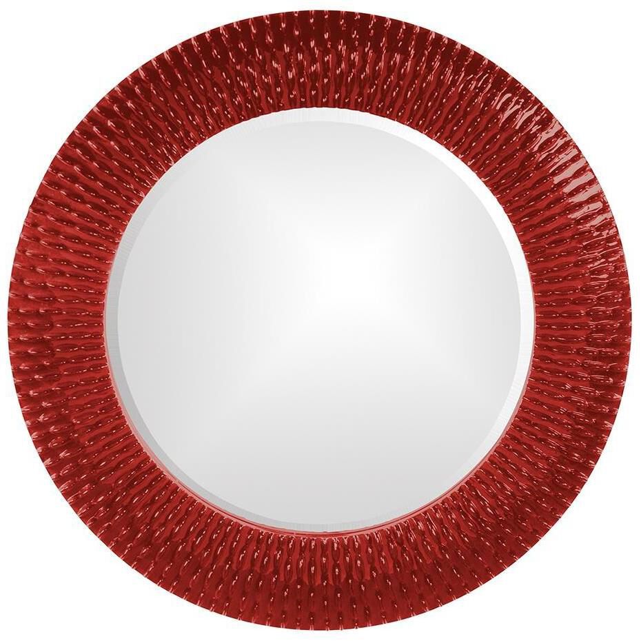 Bergman 32 X 32 inch Glossy Red Wall Mirror