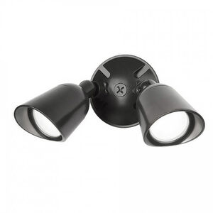 Endurance LED 6 inch Architectural Black Outdoor Wall Light in 5000K