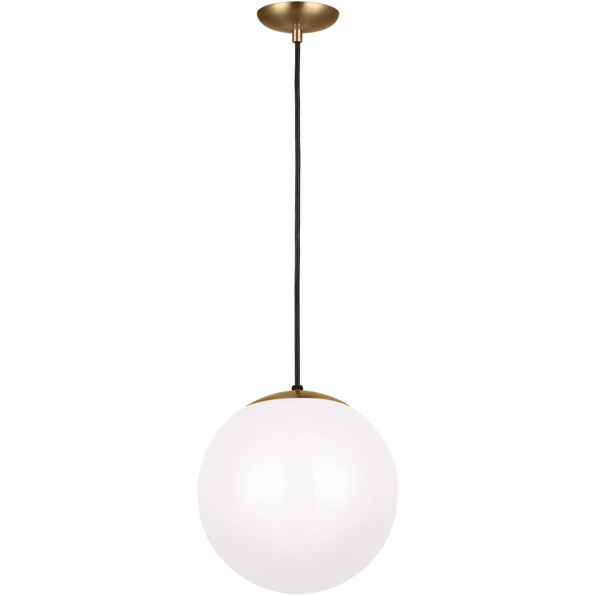 Abington 1 Light 12 inch Satin Brass Pendant Ceiling Light